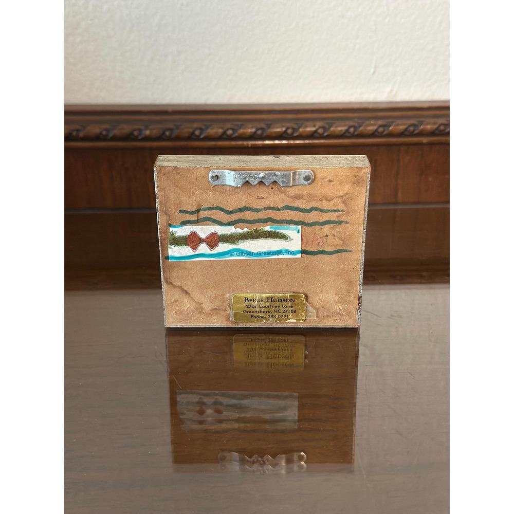 Vintage‎ Miniature Mini Apple Oil Painting - Picture 8 of 9
